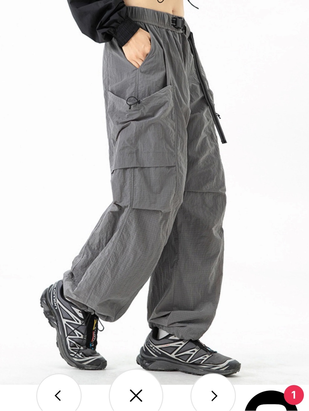 Gonggar Wildtrail - Water-repellent
Quick-Dry Cargo Pants Men’s XL gray